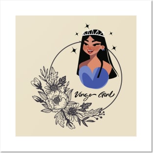 Virgo Girl Posters and Art